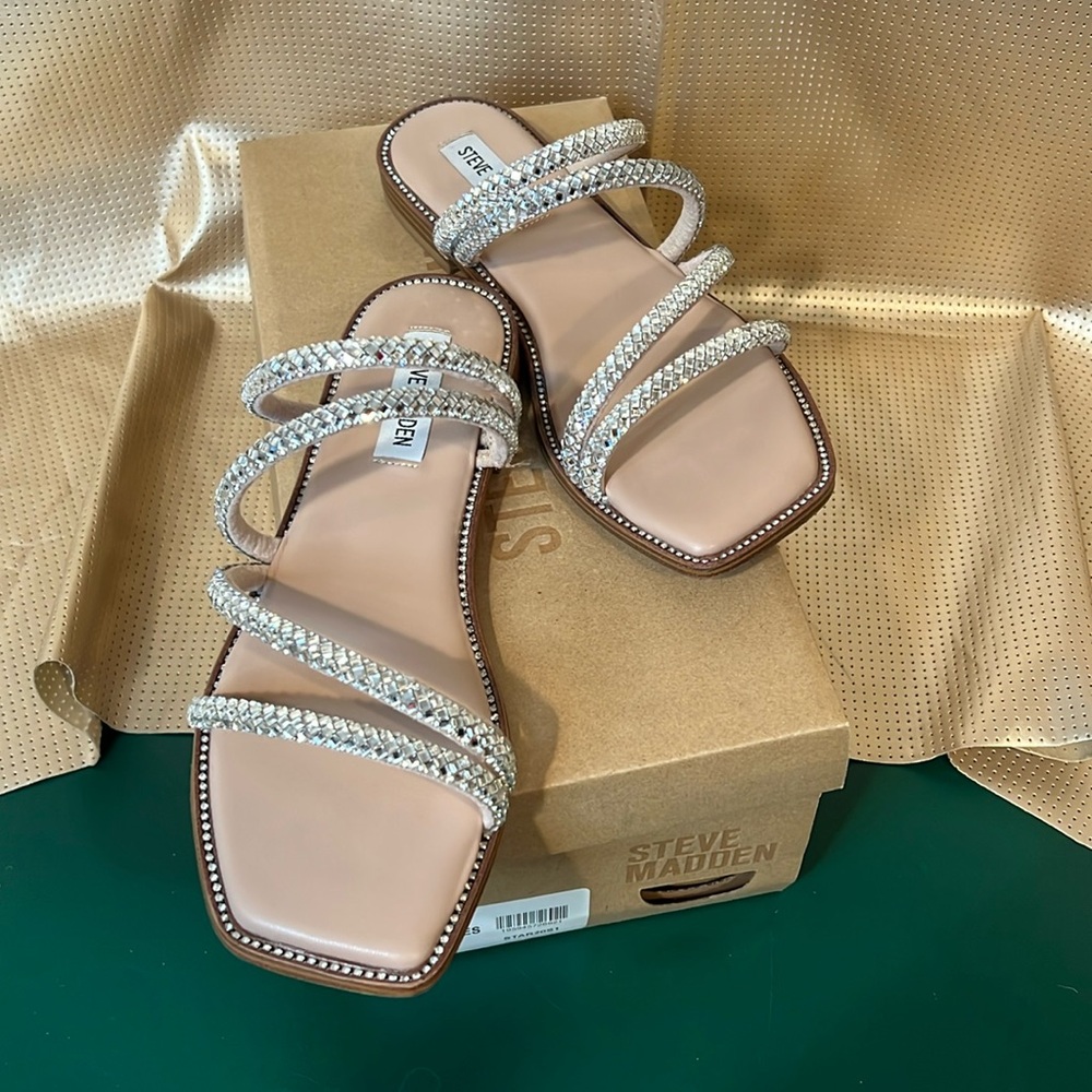 EUC Steve Madden Starie Rhinestones